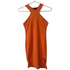 PrettyLittleThing Orange Racerback Bodycon Mini Dress | NWT